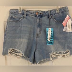 New YMI Festival High-Rise Denim Shorts
Size 13/31